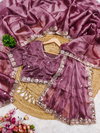 Sc 1313 Premium Berberry With Heavy Embroidery Work Saree Wholesale In India